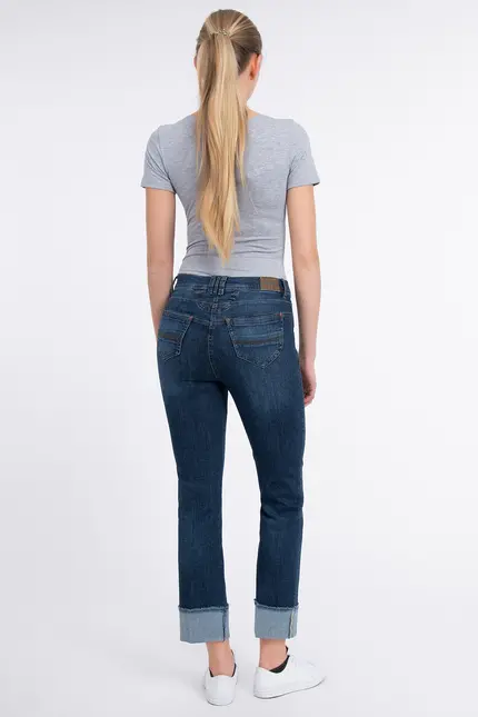 Recover Pants Powerstretch-Jeans Carlotta in DENIM BLUE Artikelnummer REC-12759-U3810-145 Super Rabatt
