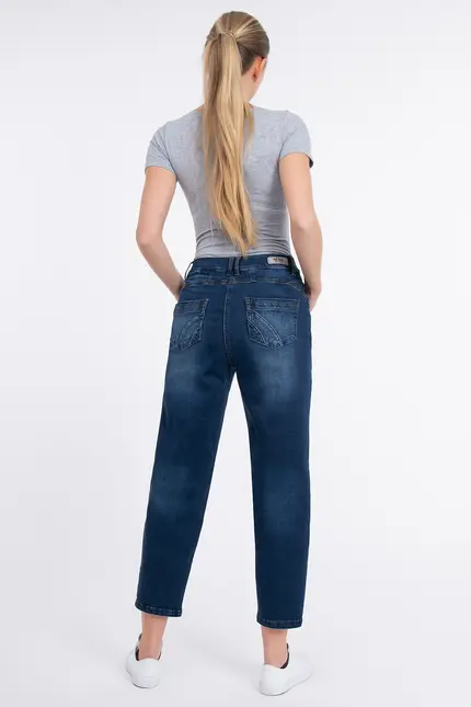 Recover Pants Powerstretchjeans Kiara in Medium blue Artikelnummer REC-12737-04-U3903-450 Clearance-Verkauf
