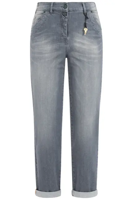 Recover Pants Powerstretch-Jeans DUNJA in GREY Artikelnummer REC-12728-03-U3880-975 Fabrikladen