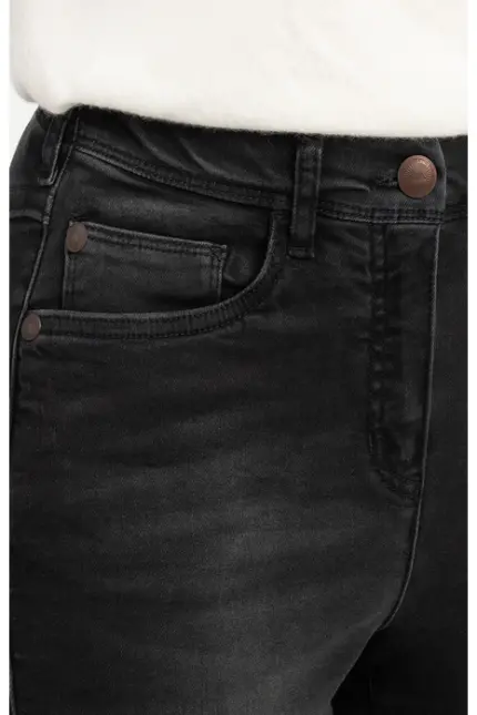 Recover Pants Komfort-Fit-Jeans Jil in BLACK/ BLACK Artikelnummer REC-13417-4325-990 im Angebot