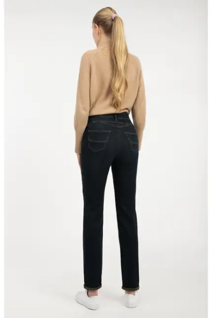 Recover Pants Slim-Fit-Jeans Darlin in DENIM BLAU/ KHAKI Artikelnummer REC-13362-4292-599 Fabrikverkauf