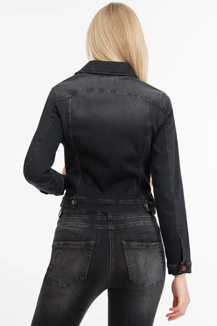 Recover Pants Jeansjacke Chic in BLACK Artikelnummer REC-30100-01-U3883-999 Limitierter Zeitrabatt