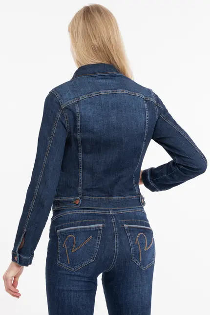 Recover Pants Jeansjacke Chic in DENIM BLUE Artikelnummer REC-30100-01-U3883-145 Fabrik Onlineshop