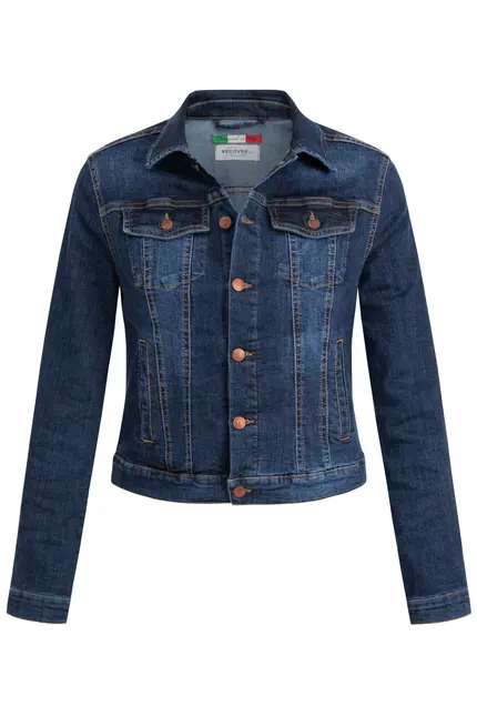 Recover Pants Jeansjacke Chic in DENIM BLUE Artikelnummer REC-30100-01-U3883-145 Fabrik Onlineshop