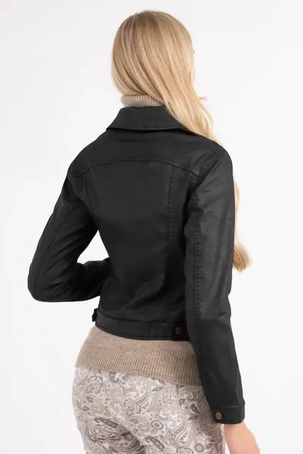 Recover Pants Jacke in Lederoptik in SCHWARZ Artikelnummer REC-30100-4032-990 Versandkostenfrei