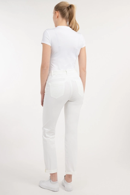 Recover Pants Straight Fit-Hose COLETTE in WEISS Artikelnummer REC-13324-04-4083-110 Lagerräumung