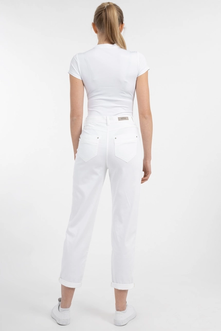 Recover Pants Relaxed Fit-Hose CARA in WEIß Artikelnummer REC-12626-03-4035-110 Online Outlet