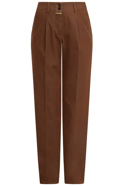 Recover Pants Bundfaltenhose Peggy in Tabakbraun Artikelnummer REC-12641-U4143-822 Neuheiten