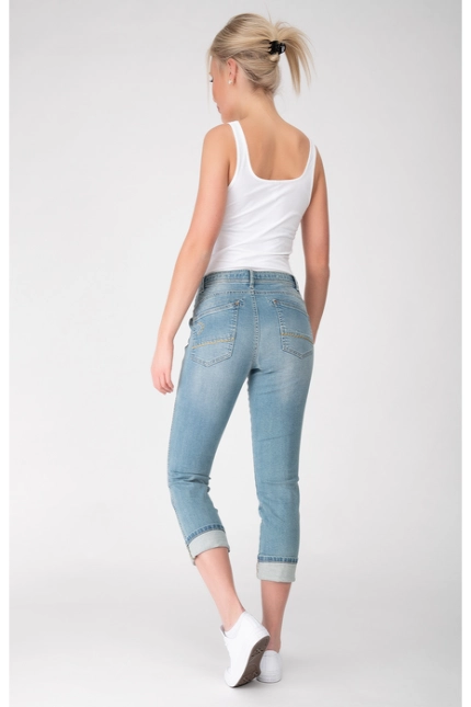 Recover Pants Jeans bestickt in blau Artikelnummer REC-12728-2629-100 Sonderangebot der Fabrik