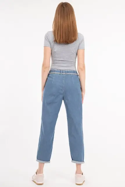 Recover Pants Relaxed Fit-Hose BELINA in MEDIUM BLUE Artikelnummer REC-13014-3882-130 50% Rabatt für begrenzte Zeit