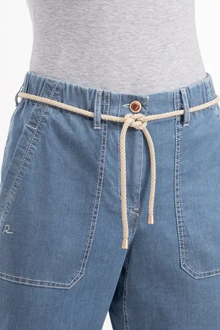 Recover Pants Relaxed Fit-Hose BELINA in MEDIUM BLUE Artikelnummer REC-13014-3882-130 50% Rabatt für begrenzte Zeit