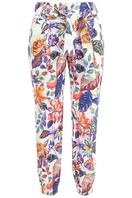 Recover Pants Relaxed-Fit Hose SUNNY in DRUCK BUNT Artikelnummer REC-12730-01-4038-1 im Angebot