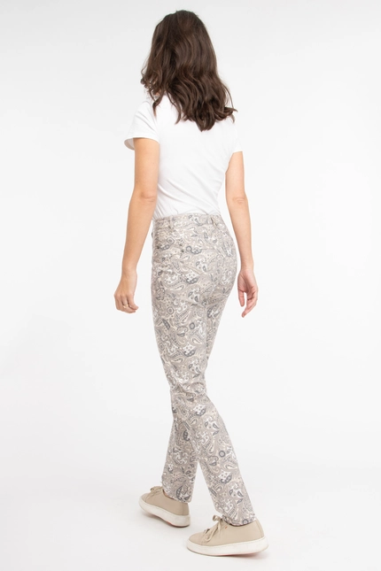 Recover Pants Hose mit Paisleydruck in DRUCK ECRU-BEIGE-ANTHRAZIT Artikelnummer REC-12281-4074-2 Flash Sale