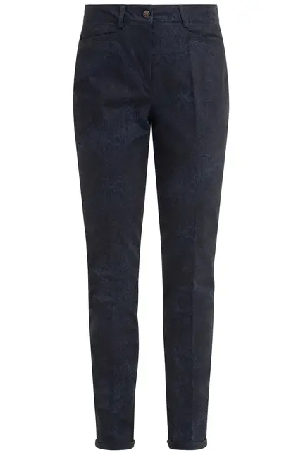 Recover Pants Slim Fit Druckhose in DRUCK DUNKELBLAU Artikelnummer REC-13013-4099-4 Vatertagsangebot