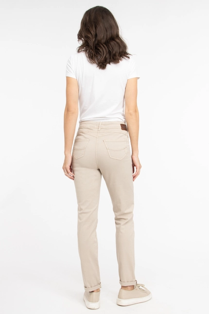 Recover Pants Modische Hose im 5-Pocket Style in BEIGE Artikelnummer REC-13362-4142-235 Valentinstagsangebot