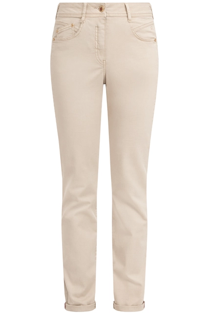 Recover Pants Modische Hose im 5-Pocket Style in BEIGE Artikelnummer REC-13362-4142-235 Valentinstagsangebot