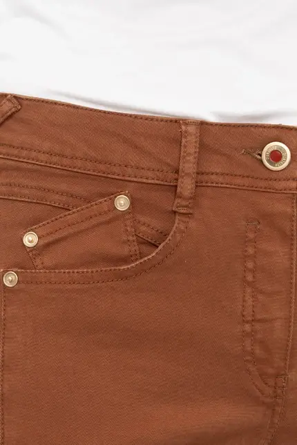 Recover Pants Modische Hose im 5-Pocket Style in COGNAC Artikelnummer REC-13362-4142-871 Jubiläumsangebot