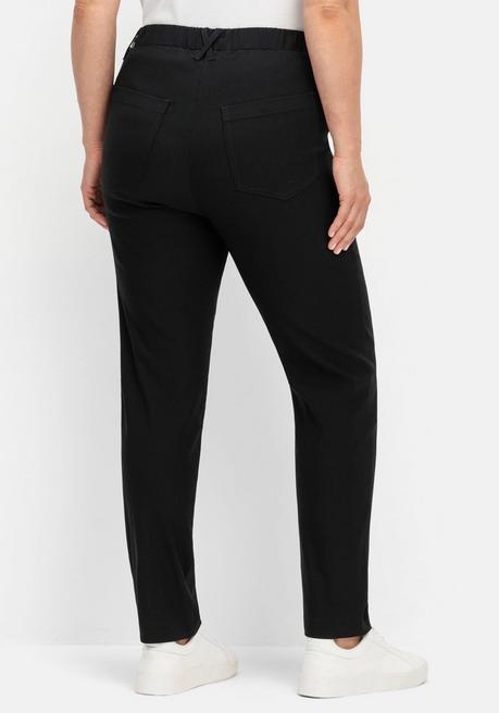 sheego CurvePerfect Hose, mit schmalem Bein und Schlupfbund - schwarz sheego Letzte 2 Tage