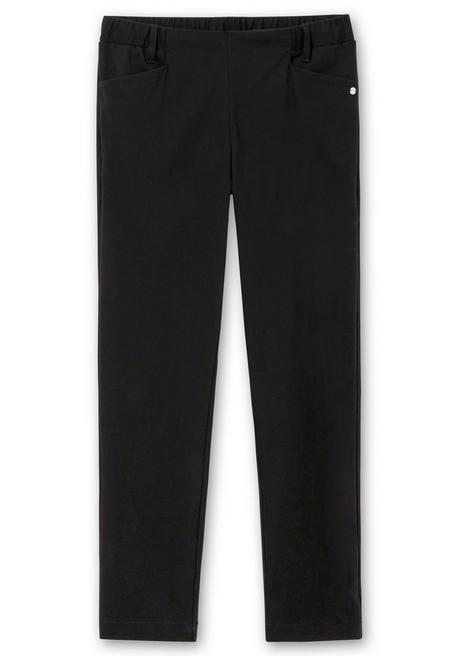 sheego CurvePerfect Hose, mit schmalem Bein und Schlupfbund - schwarz sheego Letzte 2 Tage
