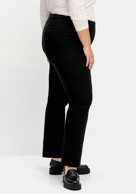 sheego Gerade Schlupfhose mit Shaping-Einsatz - schwarz sheego Zeitbegrenzte Promotion