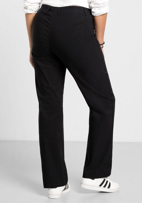 sheego Bengalinhose in gerader Form - schwarz sheego Bis zu 50% Rabatt