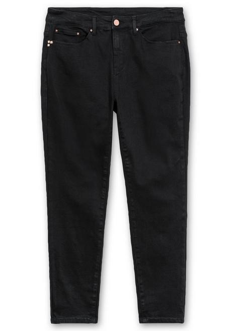 sheego Skinny Stretch-Jeans mit Bodyforming-Effekt - black Denim sheego Bis zu 60% Rabatt