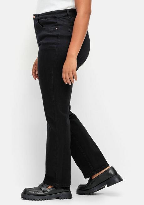 sheego Gerade Stretch-Jeans mit Bodyforming-Effekt - black Denim sheego Clearance-Verkauf
