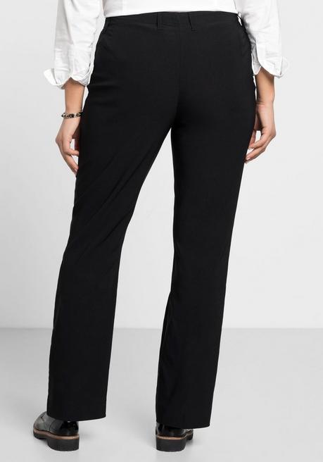 sheego Bengalinhose in Bootcut-Form - schwarz sheego Im Verkauf