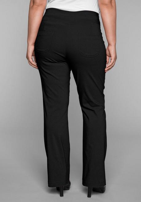 sheego Bootcut-Hose mit Shaping-Effekt - schwarz sheego Online
