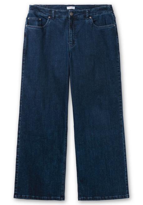 sheego Weite High-Waist-Jeans im Curvy-Schnitt ELLA - dark blue Denim sheego Hotsell