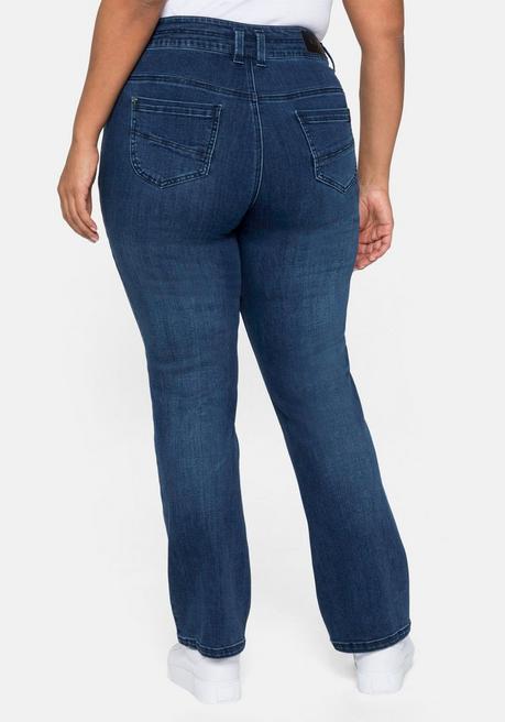 sheego Gerade Jeans in Curvy-Schnitt MANUELA - dark blue Denim sheego im Angebot