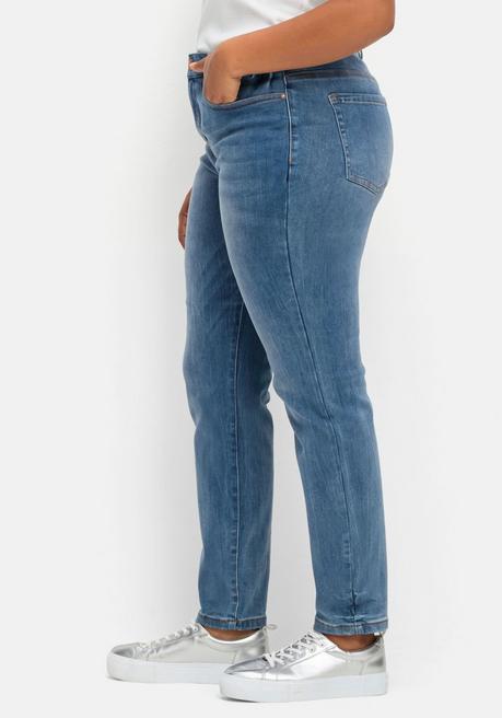 sheego Skinny Stretch-Jeans mit Bodyforming-Effekt - blue Denim sheego Schlussverkauf