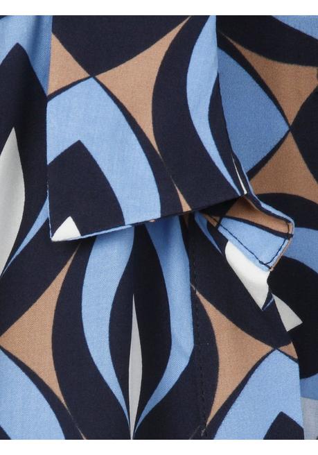 VIA APPIA DUE Midikleid mit Hemdkragen und 3/4-Ärmeln - indigo gemustert sheego JETZT KAUFEN