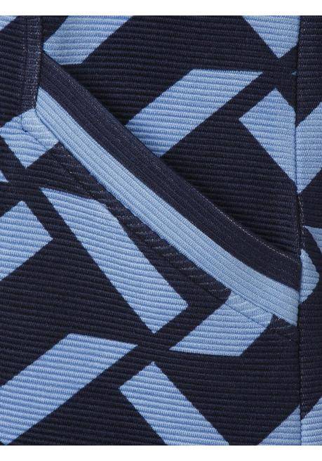 VIA APPIA DUE Bedrucktes Etuikleid mit Eingrifftaschen - indigo gemustert sheego Bis zu 60% Rabatt
