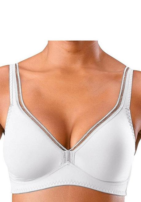 PETITE FLEUR T-Shirt-BH - schwarz+weiß sheego Im Verkauf
