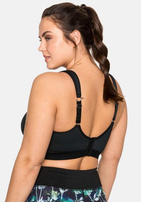 sheego Sport-BH aus COOLMAX® mit 2 Tragevarianten - schwarz sheego Hotsell