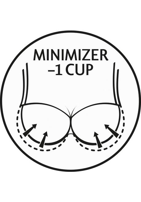 TRIUMPH Minimizer-BH - schwarz sheego Heißer Verkauf