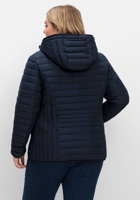 sheego Leichte Steppjacke mit abnehmbarer Kapuze - nachtblau sheego JETZT KAUFEN