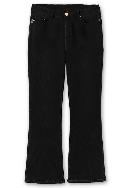 sheego Bootcut Stretch-Jeans mit Bodyforming-Effekt - black Denim sheego Bis zu 50% Rabatt