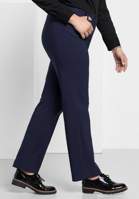 sheego Bengalinhose in gerader Form - marine sheego Nur für heute