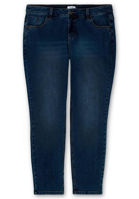 sheego Schmale Jeans in Curvy-Schnitt PIA, in 5-Pocket-Form - dark blue Denim sheego Riesige Rabatte