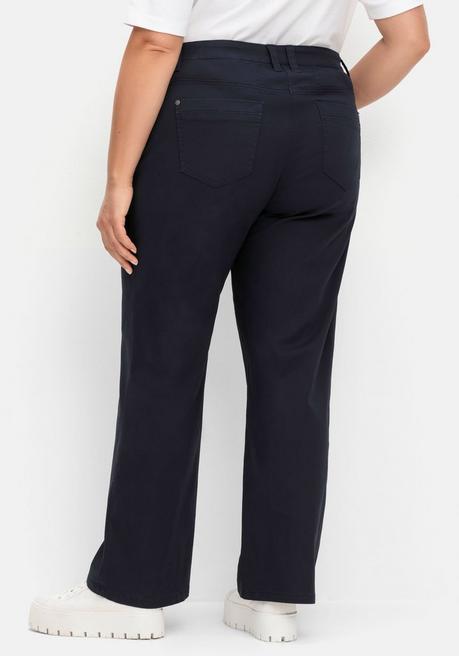 sheego Weite Hose im Curvy-Schnitt ELLA - tiefblau sheego Begrenzt auf 3 Tage