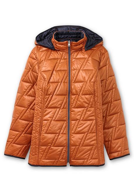 sheego Wendesteppjacke mit Kapuze und Stehkragen - cognac sheego Rabatte dieses Monats