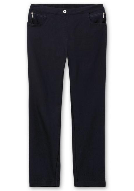 sheego Gerade Bengalinhose mit hohem Schlupfbund - marine sheego Online Shopping