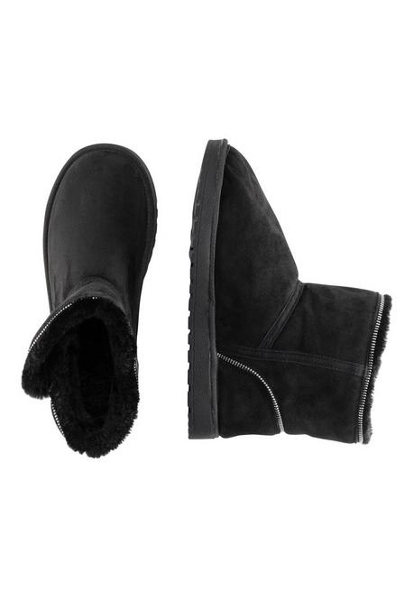 sheego Schlupfboots mit seitlichen Riegeln - schwarz sheego Zeitbegrenzte Promotion