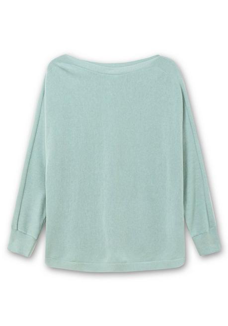sheego Pullover mit U-Boot-Ausschnitt - mint sheego Kostenloser Versand international