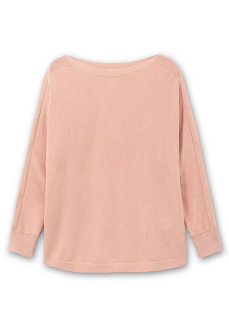 sheego Pullover mit U-Boot-Ausschnitt - puder sheego Fabrikladen