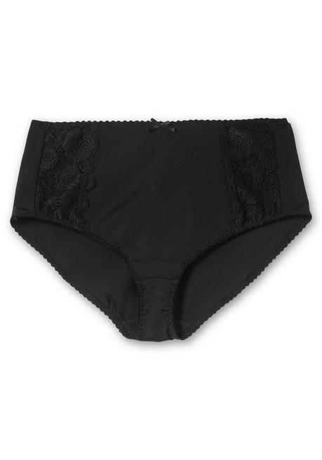 sheego Taillenslip mit transparenter Spitze - schwarz sheego Versandkostenfrei