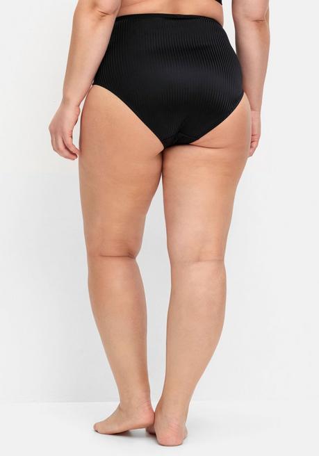 sheego Doppelpack Slips mit Spitze und Shapingeinsatz - schwarz+schwarz sheego Lagerräumung