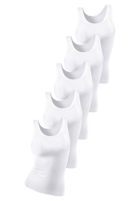 PETITE FLEUR Unterhemden im 5er-Set - weiß sheego Exklusive Angebote